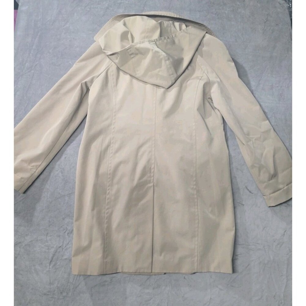 London Fog Trench Coat Womens Size Small.Beige Button Front Weatherwear. HL37 - Picture 5 of 5